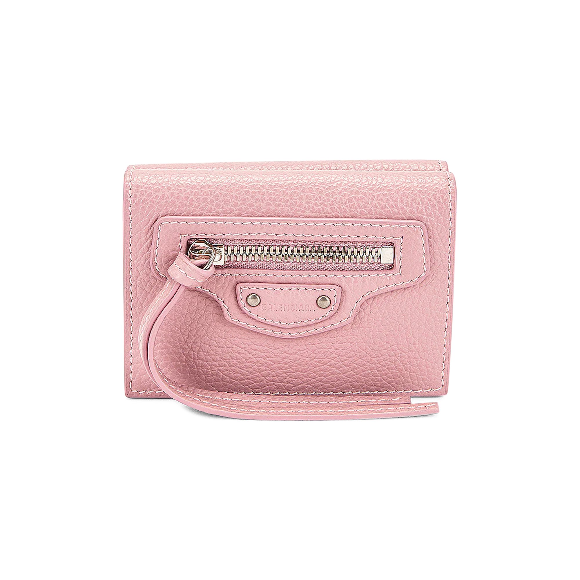 Balenciaga Pink Croc Mini Neo Classic Top Handle Bag Balenciaga